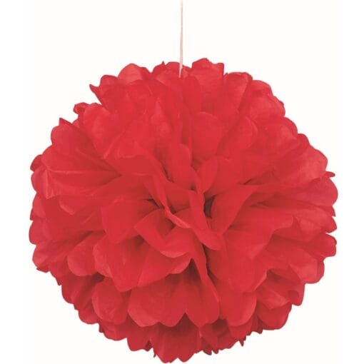 Puff Decor 16&Quot; Red