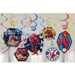 Spider-Man Swirl Decor Kit 12PCS
