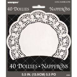 Doilies White Paper 5.5" 40CT