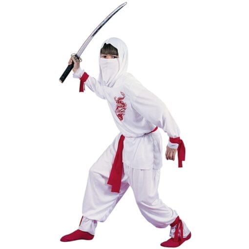 White Ninja Child M 8-10