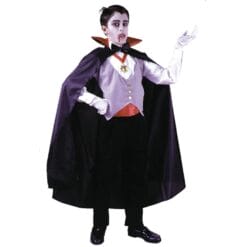 Classic Vampire Cape & Costume Child OS