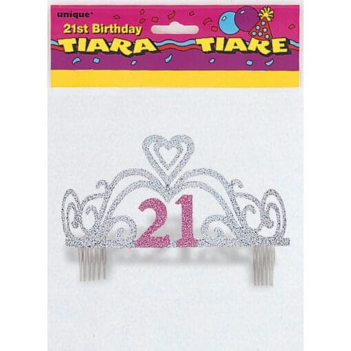 21St Birthday Glitter Tiara