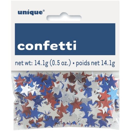 Patriotic Foil Confetti .5Oz