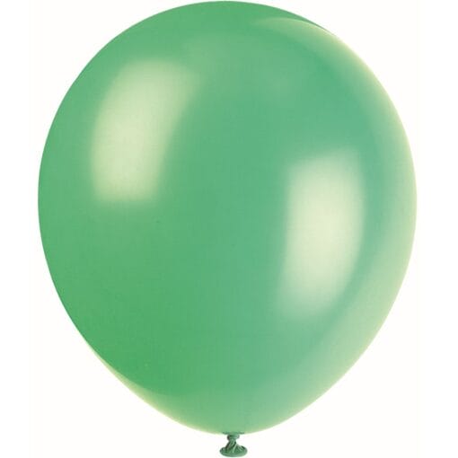 12&Quot; Emerald Green Latex Balloon 10Ct