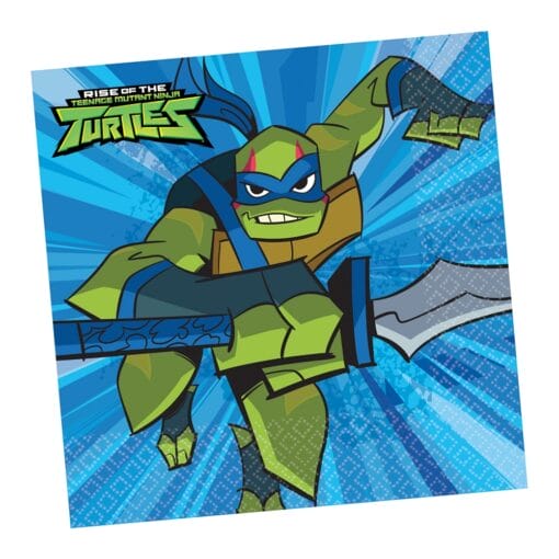 Tmnt Rise Up Napkins Beverage 16Ct