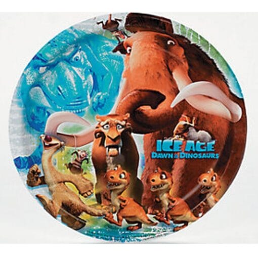 Dawn Of The Dinosaurs Plates 9&Quot; 8Ct