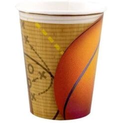 Basketball Fast Cups Hot/Cold 9oz 8CT
