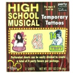 High School Musical Temporary Tattoos