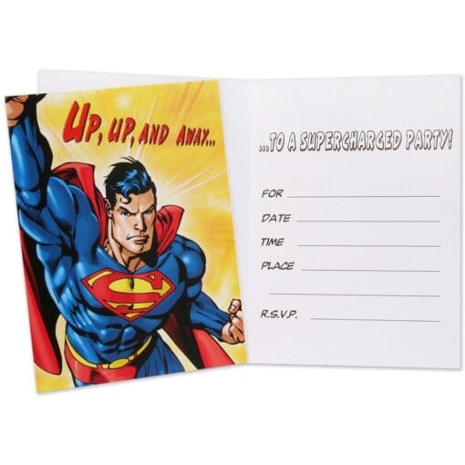 Superman Returns Invitations 8Ct