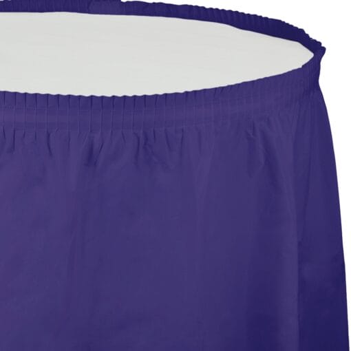 Purple Tableskirt 14Ft