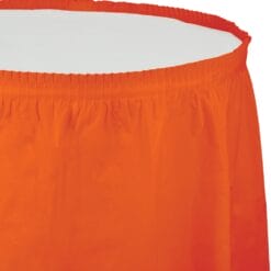 Orange Tableskirt 14FT