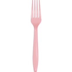Classic Pink Cutlery Forks 24CT