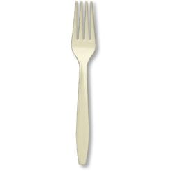 Ivory Cutlery Forks 24CT