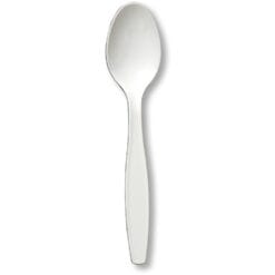 White Cutlery Spoons 24CT