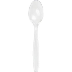 Clear Premium Plastic Spoons 50CT