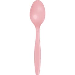 Classic Pink Cutlery Spoons 24CT