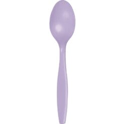 Lavender Cutlery Spoons 24CT