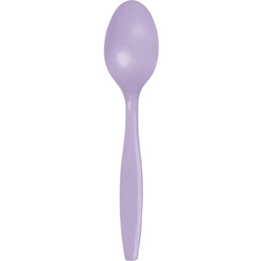Lavender Cutlery Spoons 24Ct