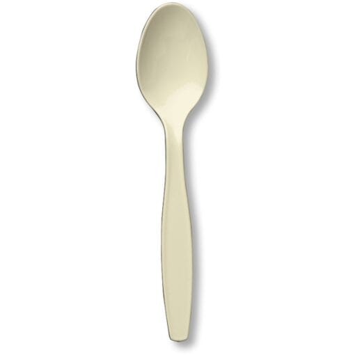 Ivory Cutlery Spoons 24Ct