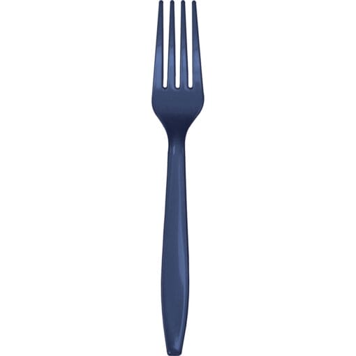 Navy Cutlery Forks 24Ct