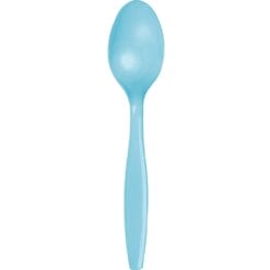 Pastel Blue Cutlery Spoons 24CT