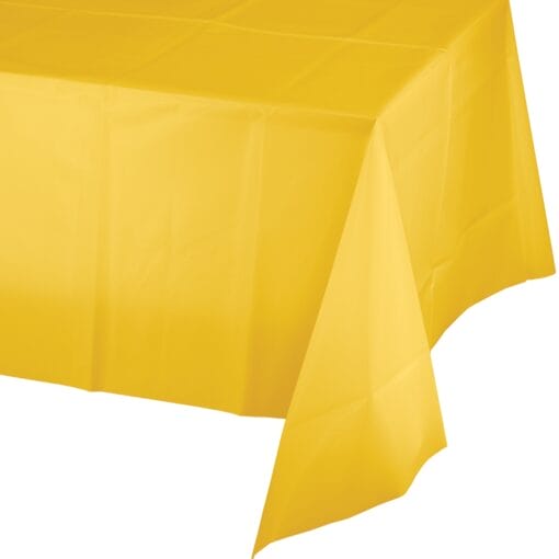 Sb Yellow Tablecover 54X108 Plastic