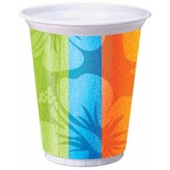 Aloha Summer Cups Plastic 16oz 8CT