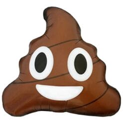 20" SHP Emoji Poop Foil BLN