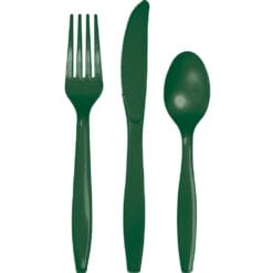 H Green Cutlery Astd 24CT