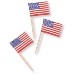 US Flag Picks 2-1/2" 50CT
