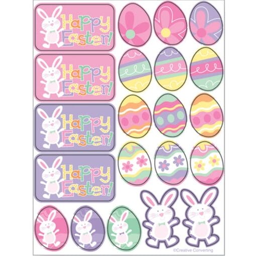Stickers Happy Easter 4Sht