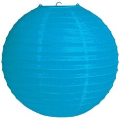 Lantern Bright Blue 12" Round