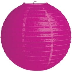Lantern Raspberry Pink 12" RND Paper 1CT