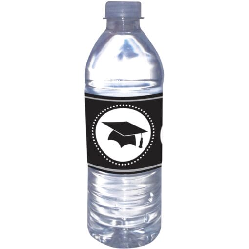 Congrats Grad Bottle Labels 8Ct