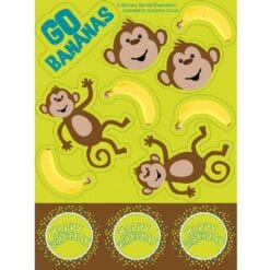 Monkeyin' Around Stickers 4SHTS