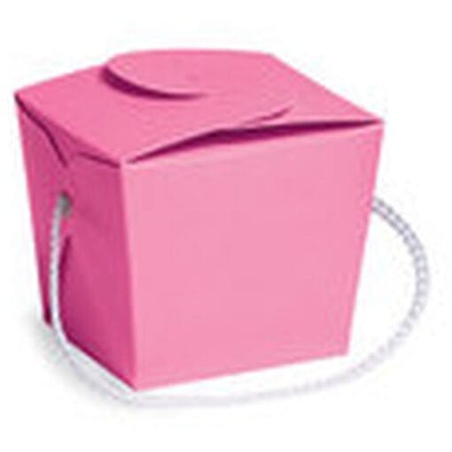 Pastel Pink Pint Favor Box