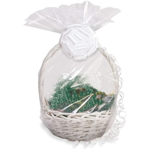 Bag Cello Basket Clear Large 1Ct