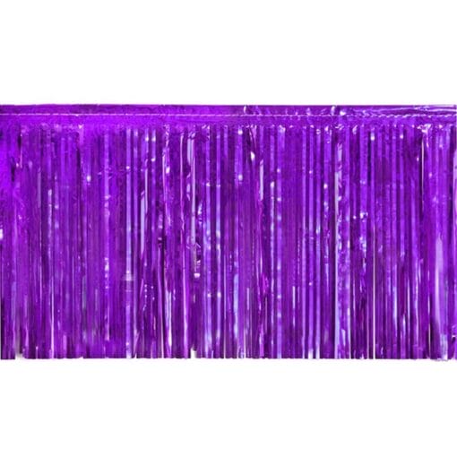 Fringe Banner, Purple 10Ftx15&Quot; 1Ply