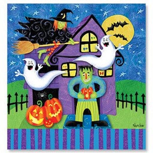 Haunted Eve Tablecover Plastic