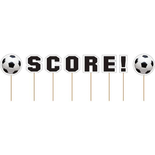 Soccer Score Cupcake Picks 8Ct