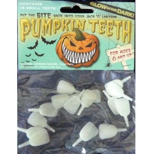 Pumpkin Buck Teeth Glow Small