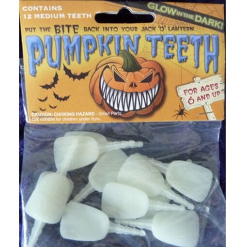 Pumpkin Buck Teeth Glow Medium