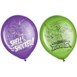 TMNT Balloons 12" 6CT LTX