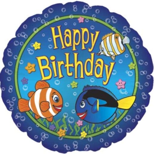 18&Quot; Rnd Big Fish Birthday Balloon