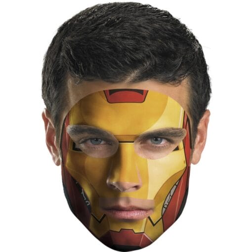 Ironman Face Tattoo