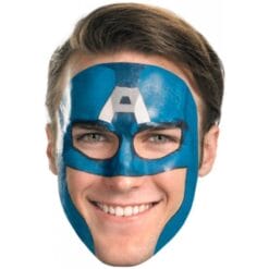 Captain America Face Tattoo