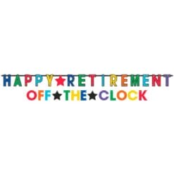 Happy Retirement Letter Banner Kit