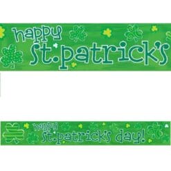 St. Patrick's Day Foil Banner