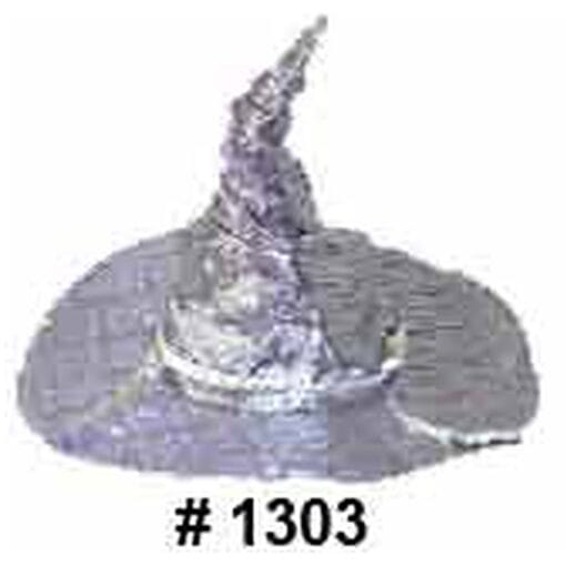 Silver/Pale Purple Fancy Wizard Hat
