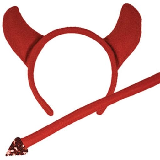 Devil Fabric Accessory Kit Horns &Amp; Tail